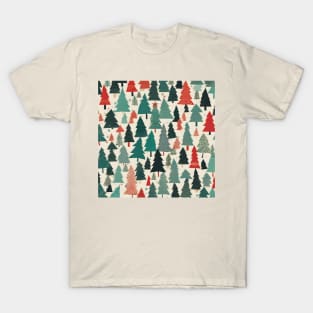 Christmas Tree Pattern Chiyogami T-Shirt